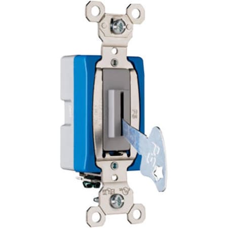 Nextgen PS20AC3L 20A Grounding Heavy Duty Keyed 3 Way Toggle SwitchGray NE579640